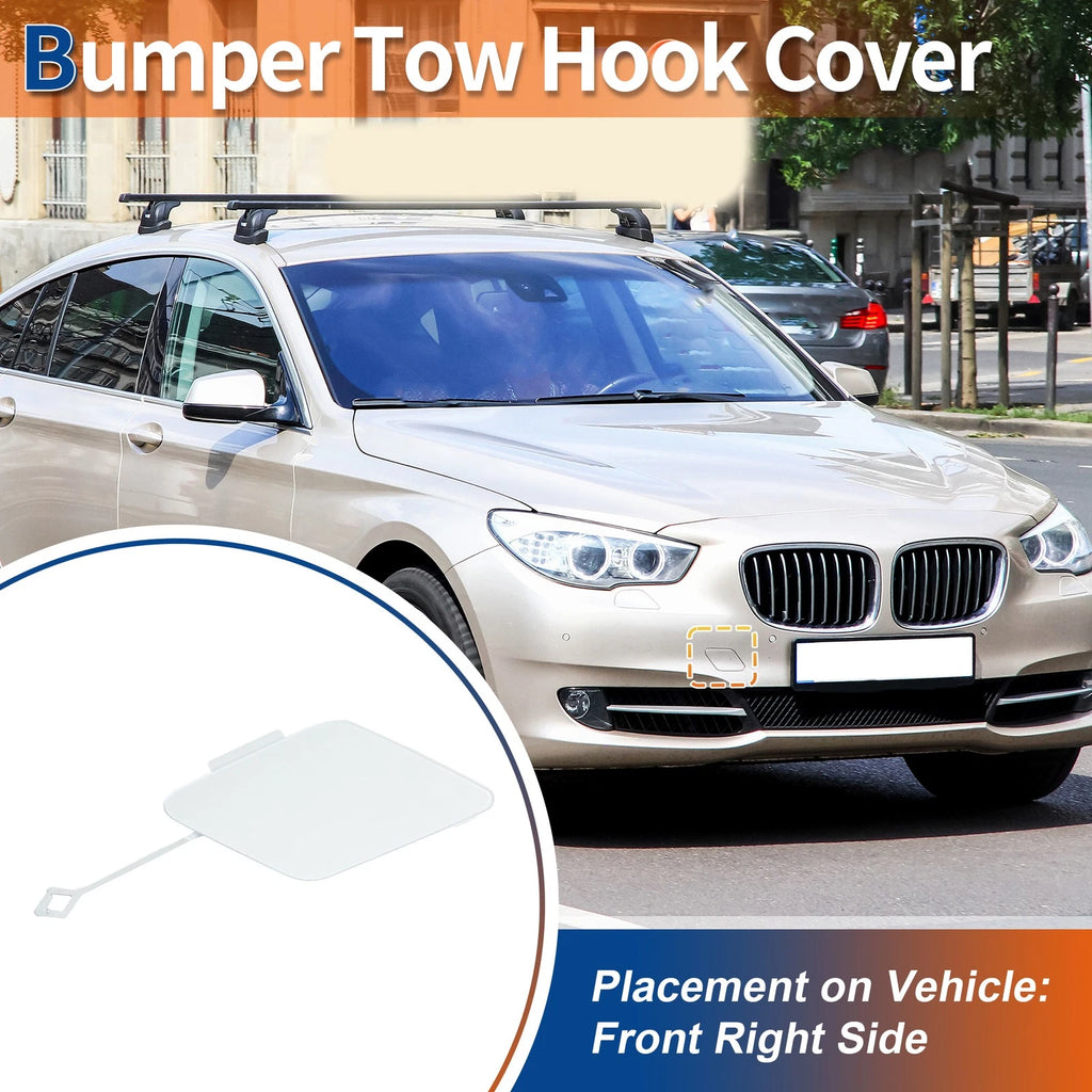 Front Right Tow Hook Cover for BMW 535i 550i GT (2010–2016) Replacement