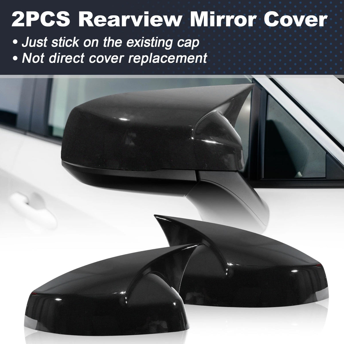 Set of 2 Mirror Cover Caps for Audi A3 RS3 S3 (2013–2020)