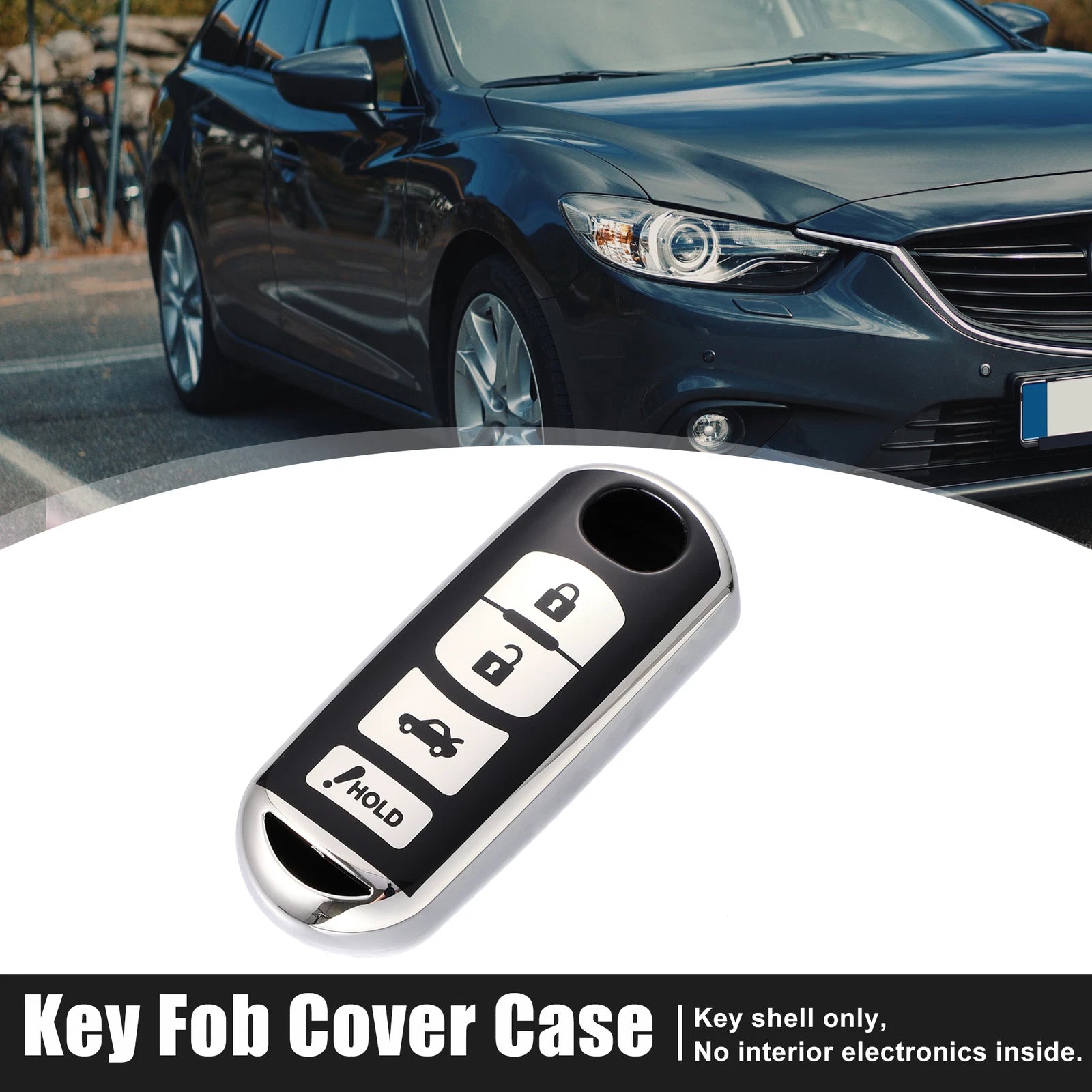 TPU Key Fob Case Cover Replacement for Mazda 3 (2014–2022)