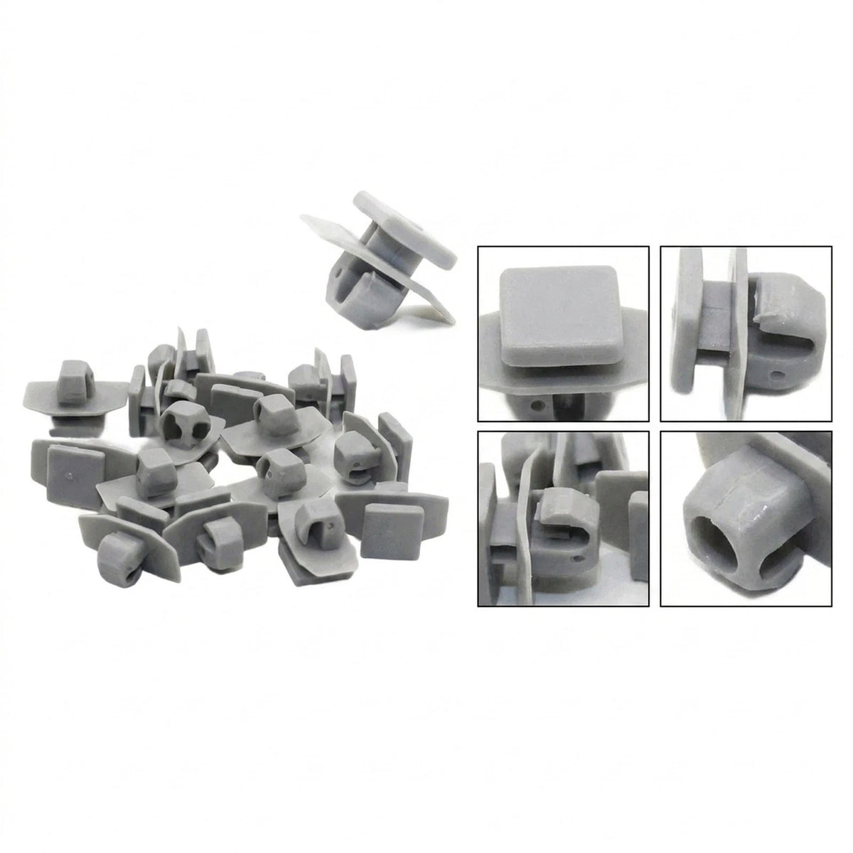 Set of 100 Plastic Clips for Honda Civic and CR-V