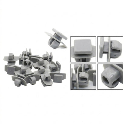 Set of 100 Plastic Clips for Honda Civic and CR-V