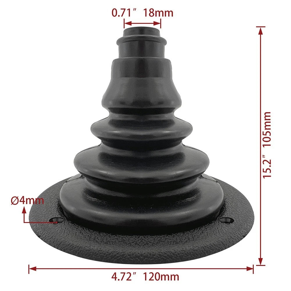 Steering Shift Cable Boot for Marine Vessel Motorboat (Flexible Rubber)