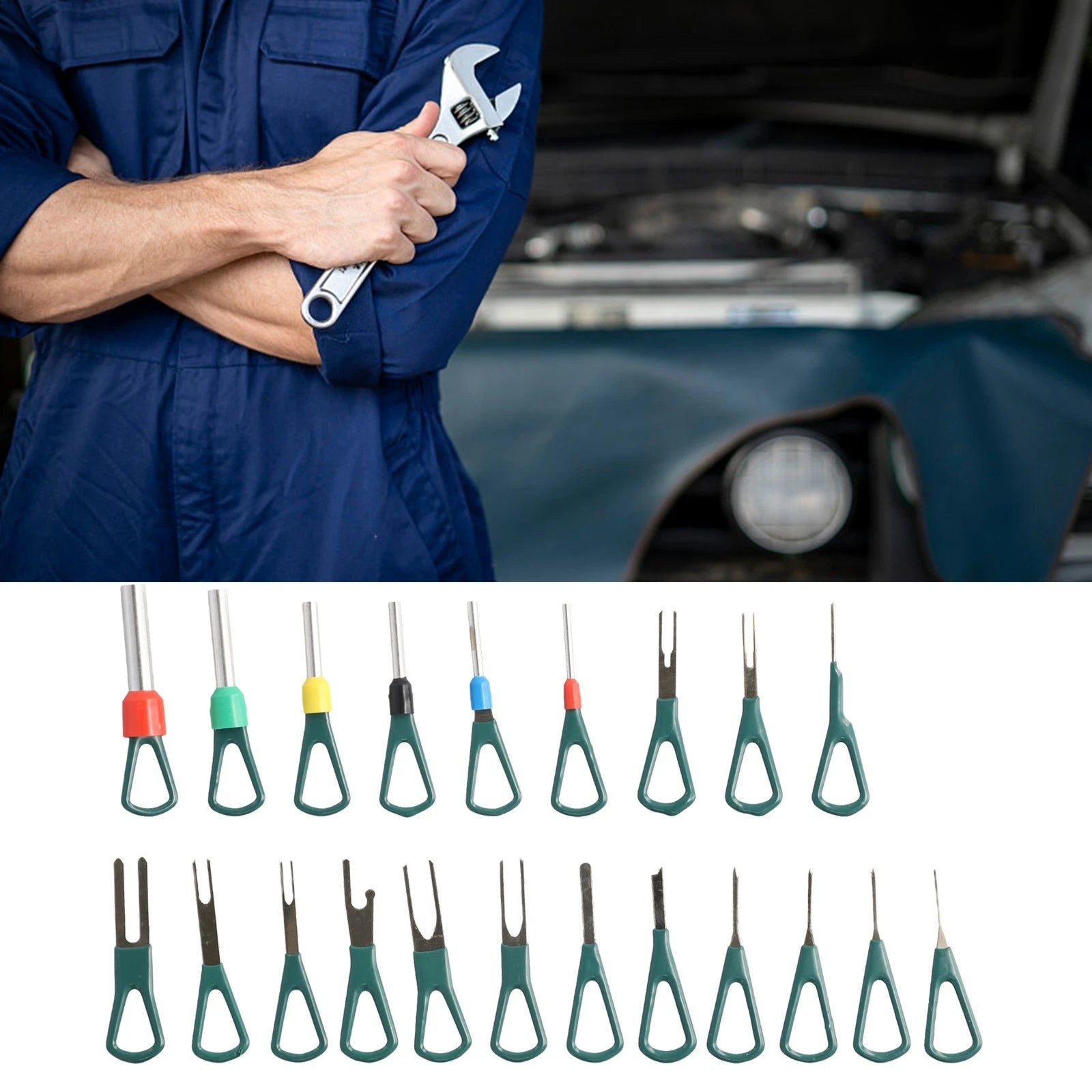 21PCS Terminal Removal Kit for Wire Connector Pin Extraction