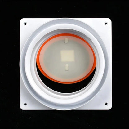 White Check Valve for Bathroom Pipeline Ventilation (No Part Numbers)