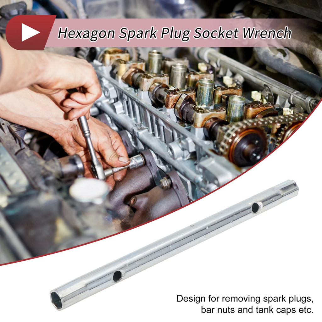 8mm/9mm Hexagon Spark Plug Socket Wrench for