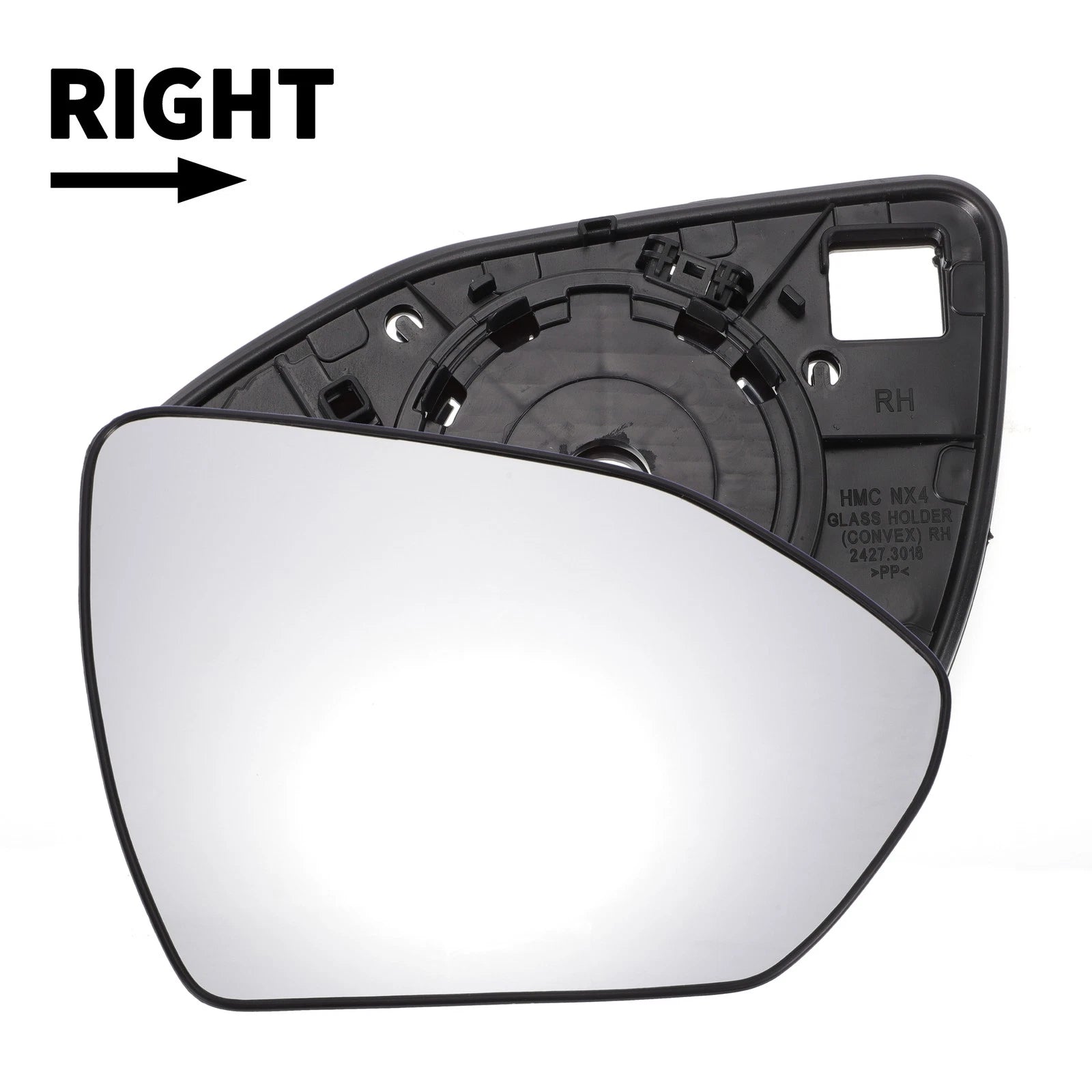 Right Side Mirror Glass Replacement Non Heated for Hyundai Tucson (2022–2024)