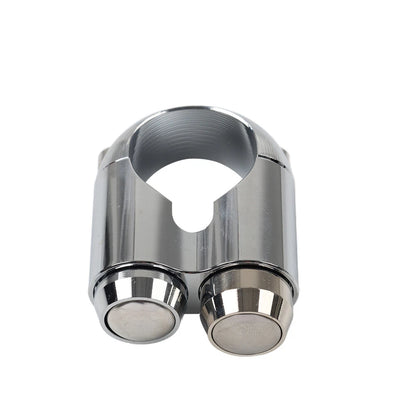 1" Chrome Handlebar Switch 2 Button Horn Light Control for Harley Dyna Chopper
