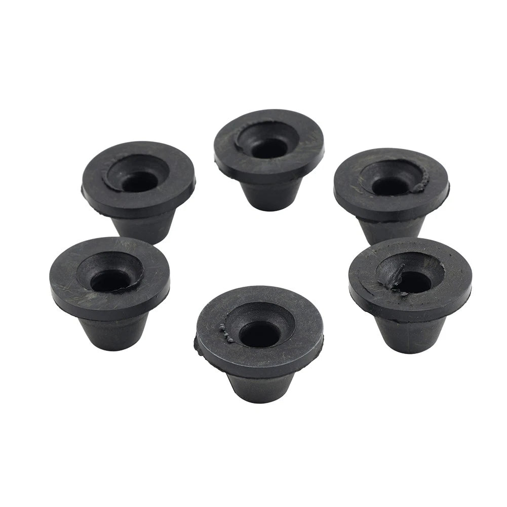 6x Rubber Side Cover Grommet For Harley Touring Road King Electra Glide 1996-07