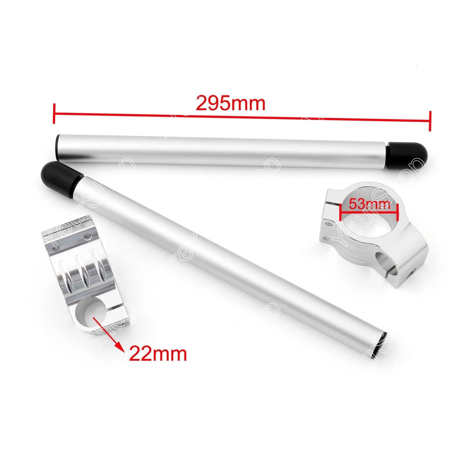 Clip-On Handlebars for Ducati 996/999/848/1098/1198 (53mm)