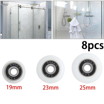 Set of 8 Shower Door Rollers for Shower Enclosures