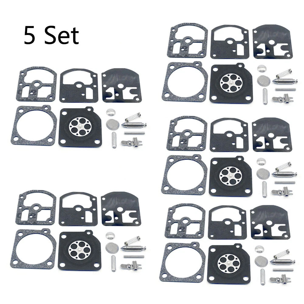 5X Carburetor Rebuild Kit for Zama RB-3, C1S-H2A, Homelite 330 Series