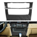 Carbon Fiber Console CD Panel Cover Trim for BMW 3 Series E90 E92 E93 (2005–2012)