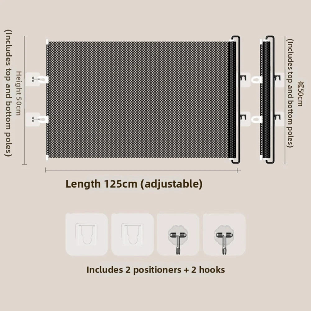 Retractable Cat Gate for Doorways Hallways Stairs (2010–2023)