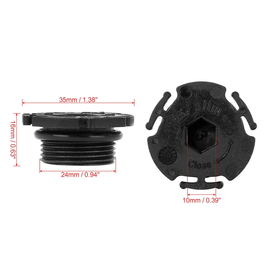 6PCS Engine Oil Drain Plug Replacement for BMW 320i (2013–2015)