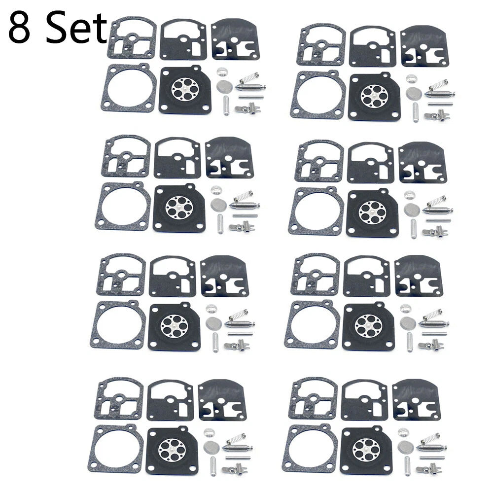 Set of 8 Carburetor Repair Kits for Homelite 330 Series (Zama RB-3)