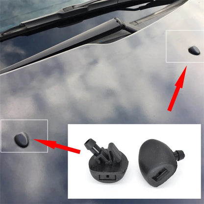 2Pcs Front Windshield Wiper Washer Nozzle For Citroen C2 C5 Peugeot 206 206+ 407
