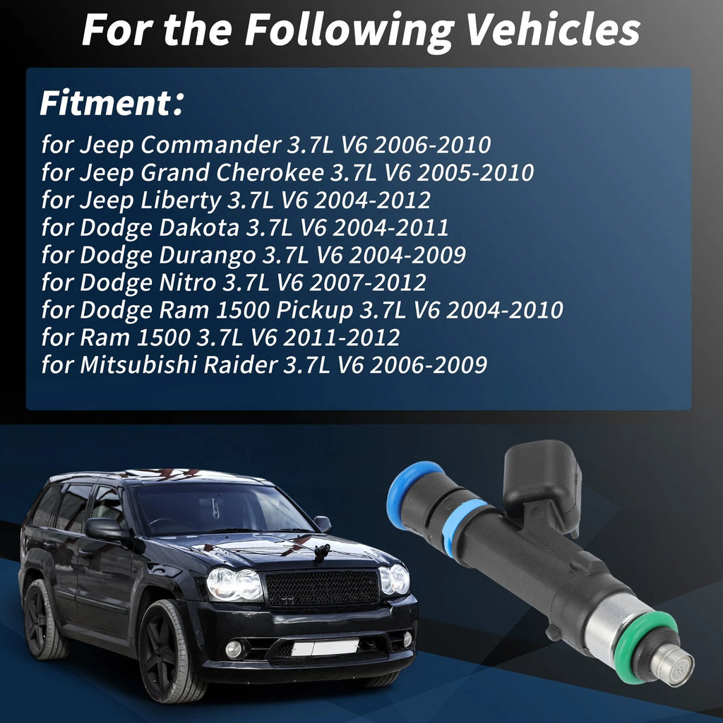 1pc Fuel Injector Replacement for Jeep Grand Cherokee Liberty Commander (2005–2012)