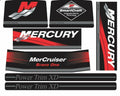 Decal Kit for MerCruiser Bravo One (2016) - Red & Gray Rams Stickers