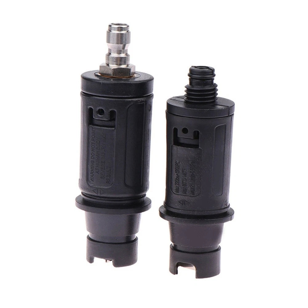 Turbo Rotating Pressure Nozzle for Home (1/4in Quick Connect, Adjustable Angle)