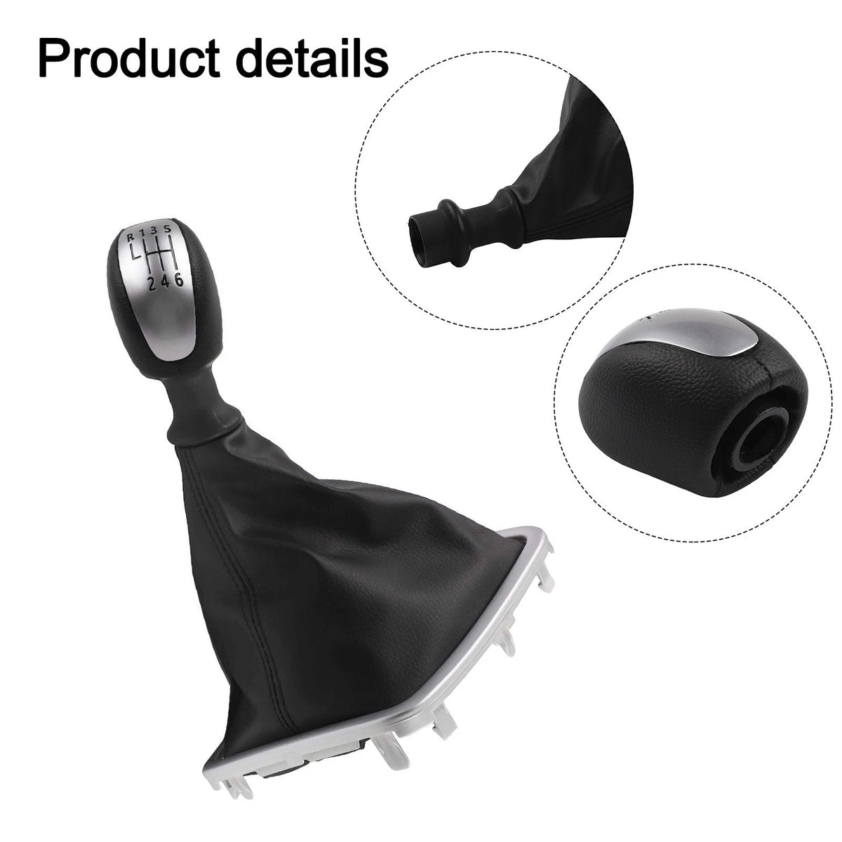 Leather Shift Knob Cover for Renault Laguna 3 (2007–2015)