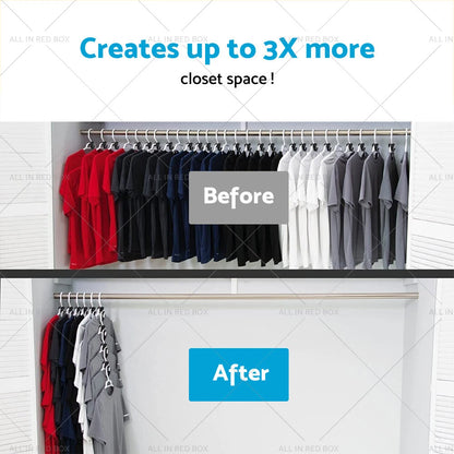 30PCS Clothes Hanger Connector Hooks for Closet Organizer