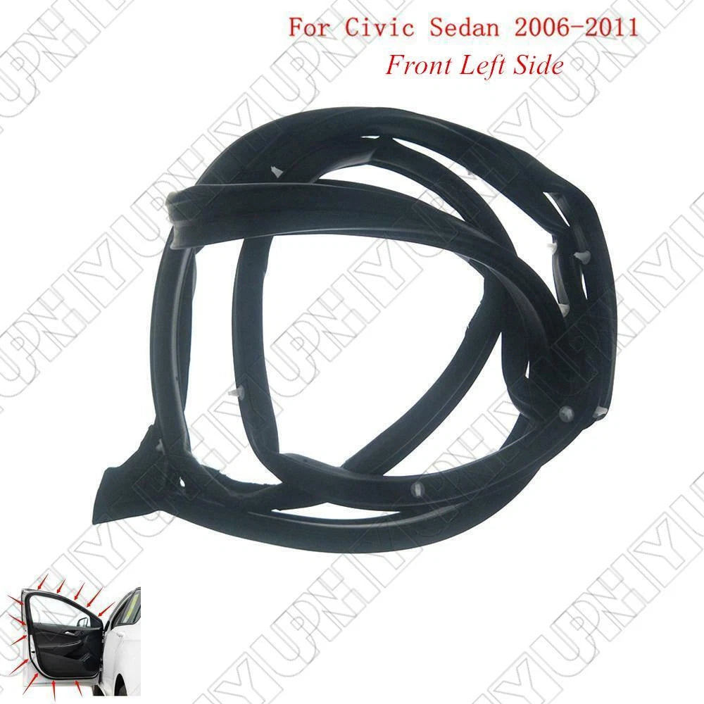 Front Left Door Weatherstrip Seal for Honda Civic Sedan (2006–2011)