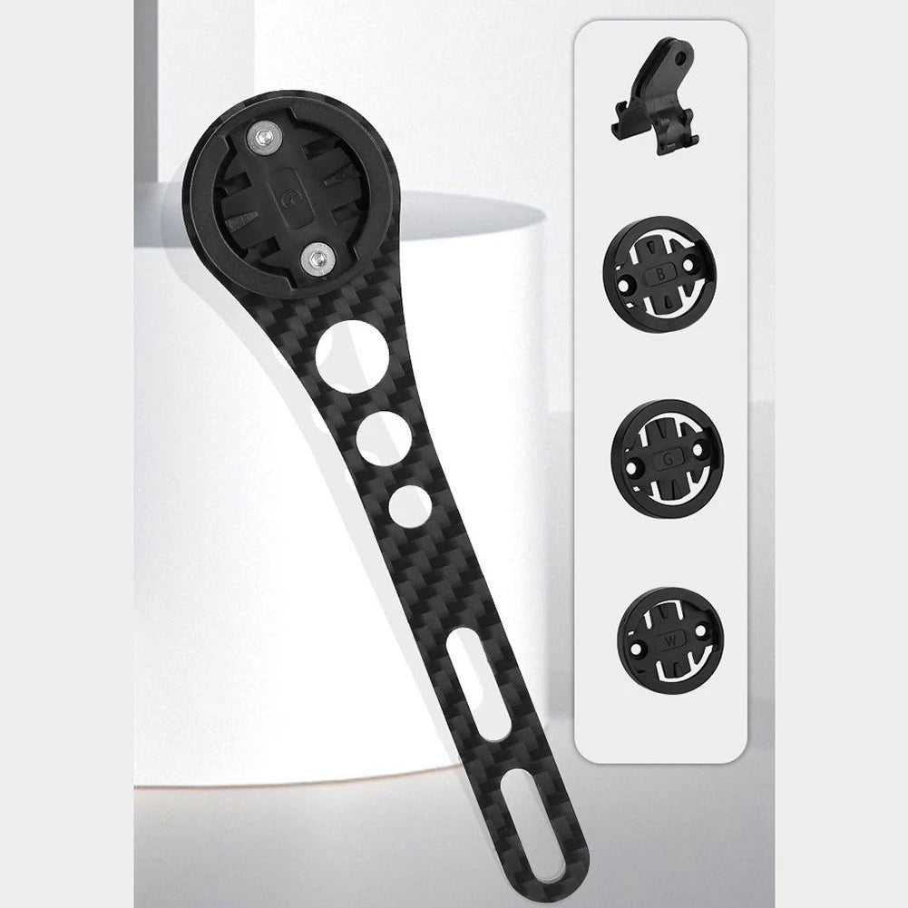 Adjustable Bicycle Light Holder for Bryton Carbon Fiber