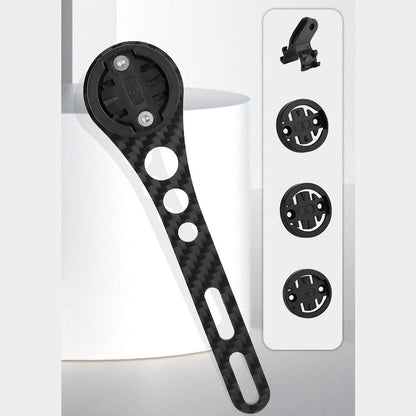 Adjustable Bicycle Light Holder for Bryton Carbon Fiber