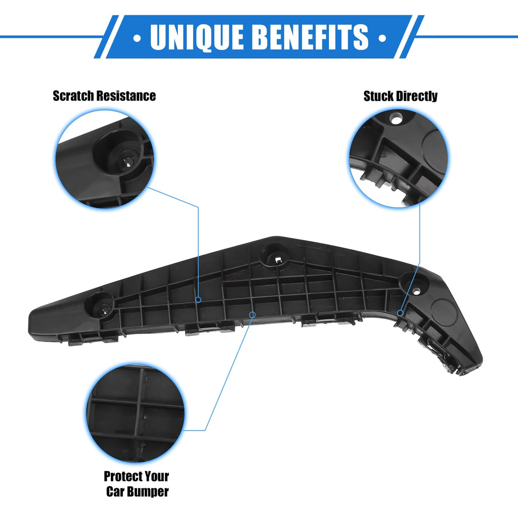 Bumper Mounting Support Brackets Left Right Pair for Toyota Highlander (2011–2013)