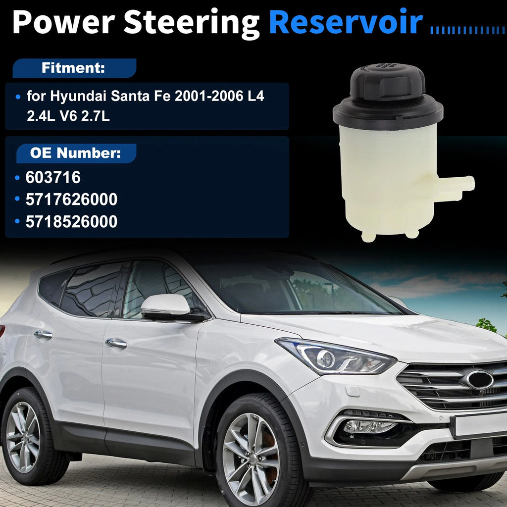 Power Steering Reservoir Tank Replacement for Hyundai Santa Fe 2001–2006