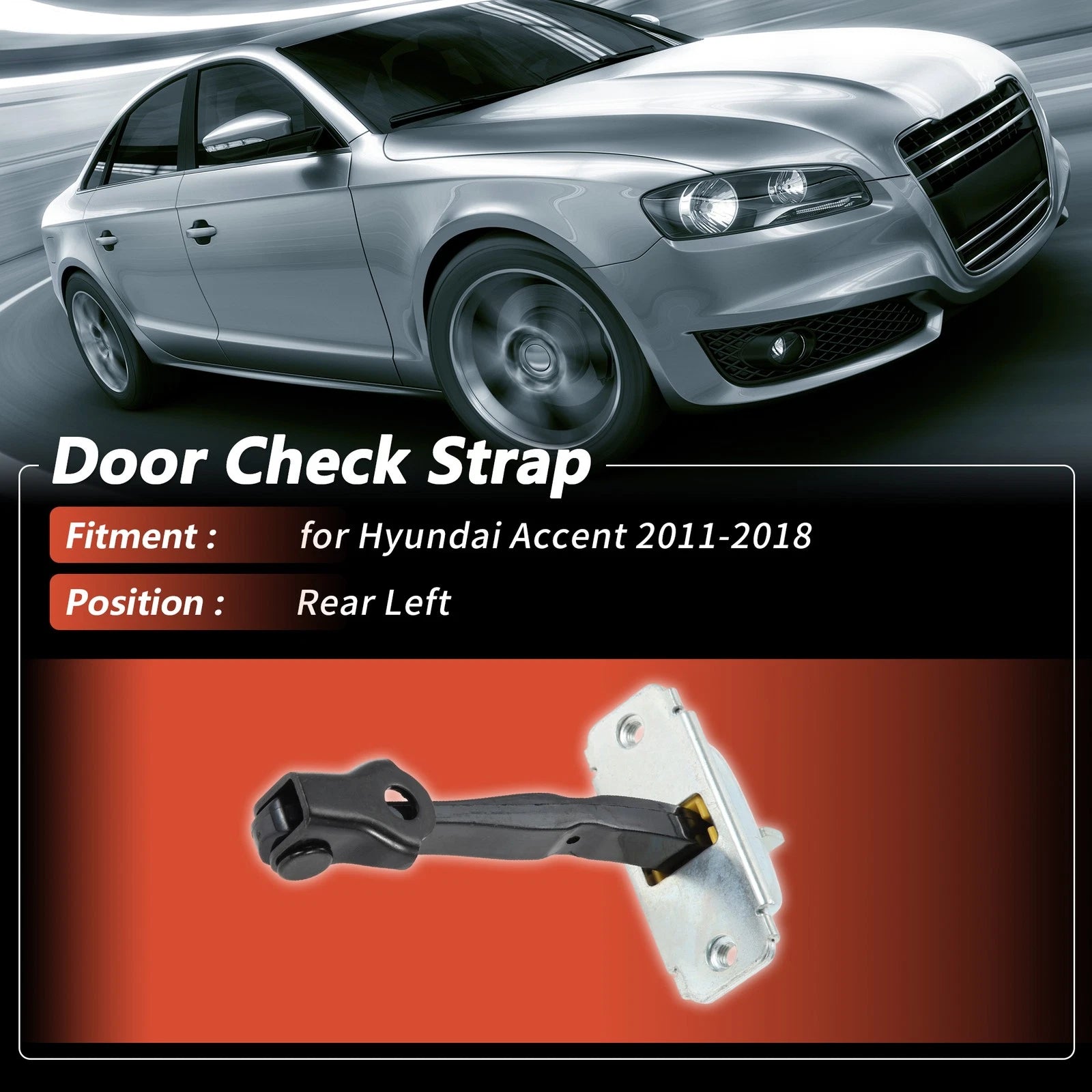 Rear Left Door Check Strap Replacement for Hyundai Accent (2011–2018)