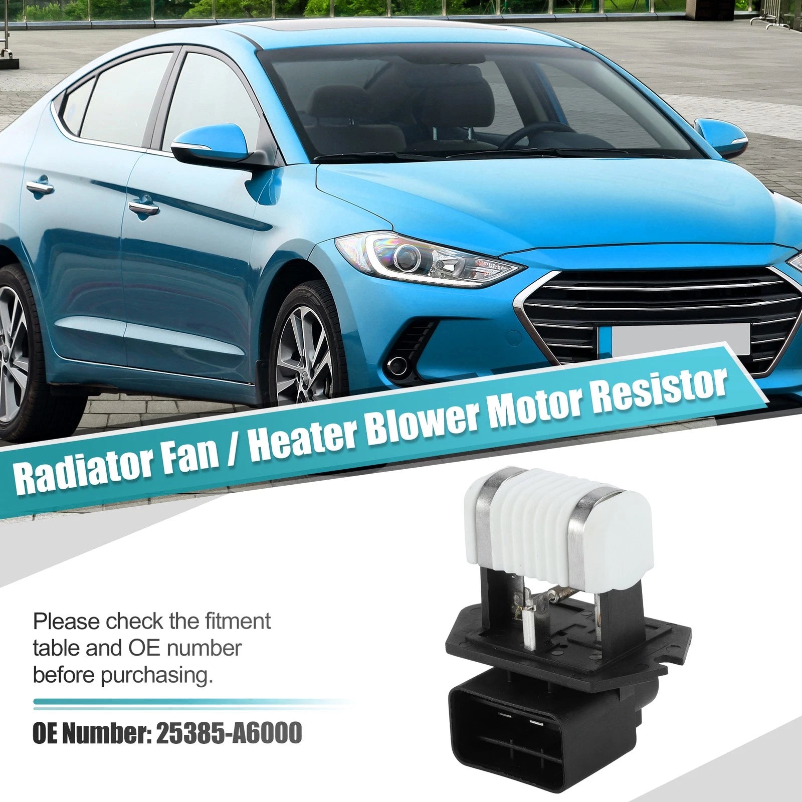 Cooling Fan Resistor for Hyundai Elantra (2011–2021)