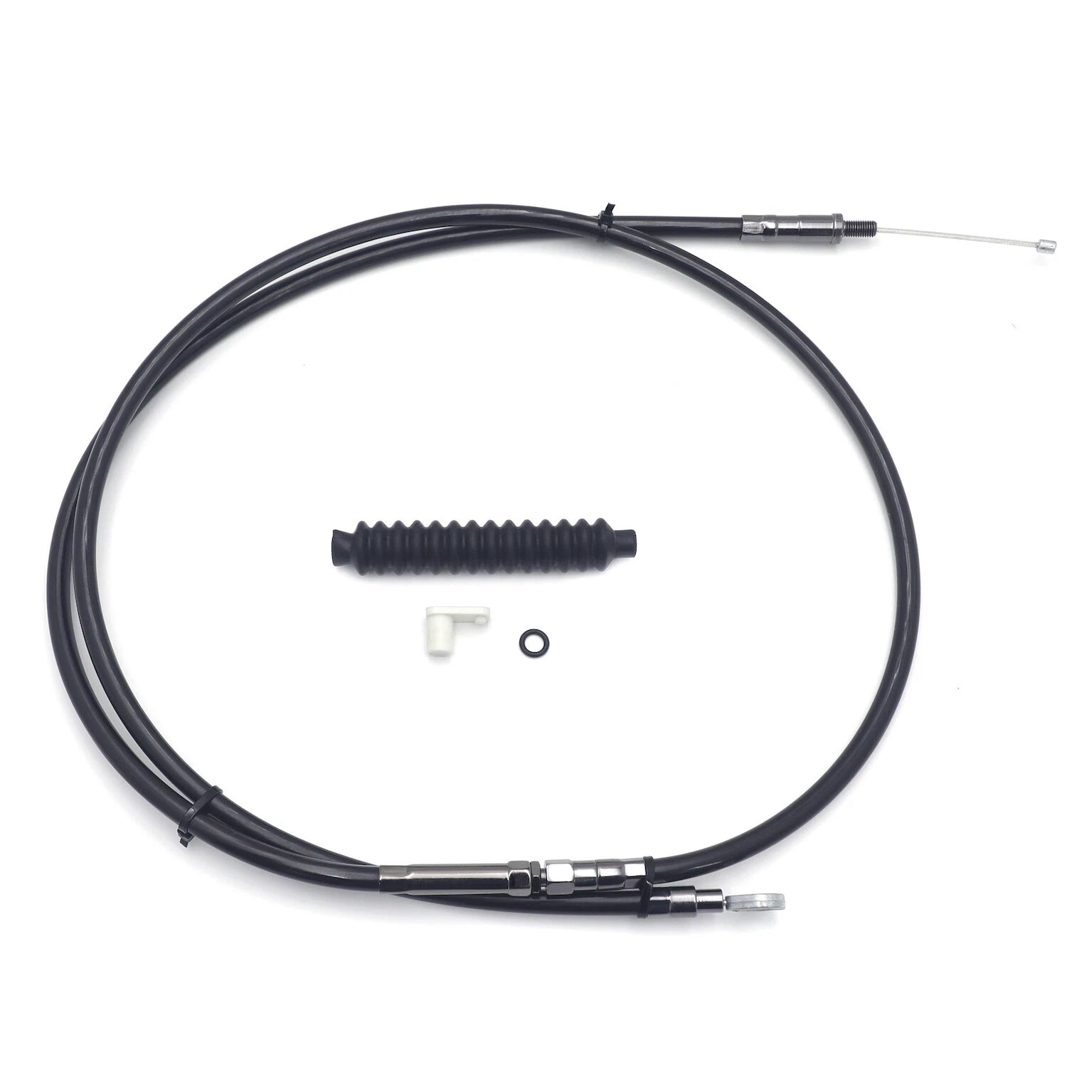 4" Clutch Cable for Harley Twin Cam Evolution (2000–2017) Vinyl Coated