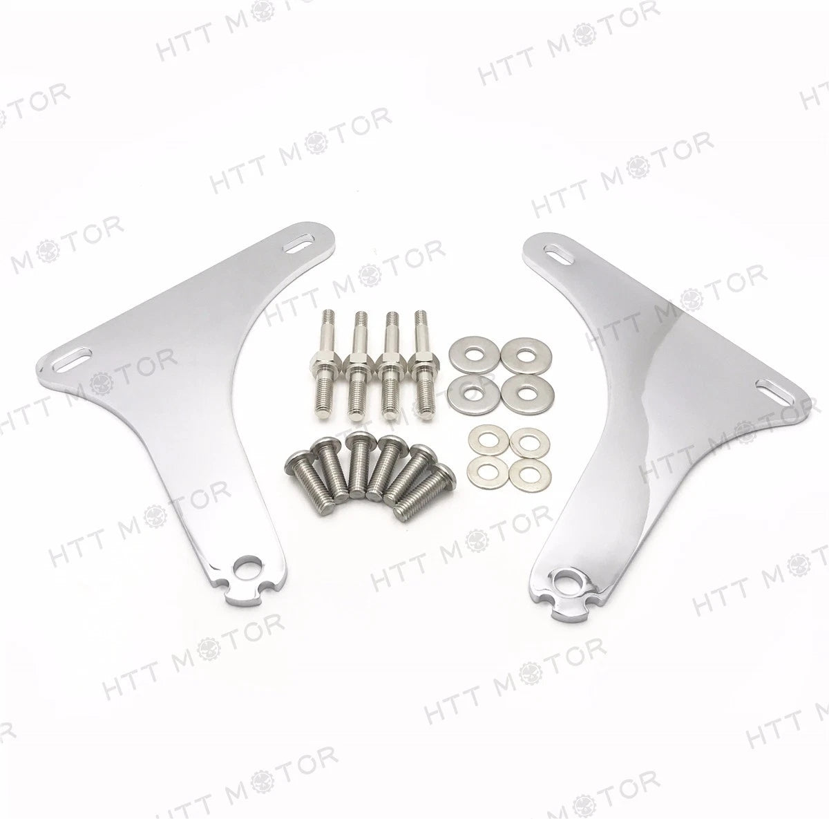 Backrest & Chrome Mount Kit for Harley Heritage Softail (1990–2023)