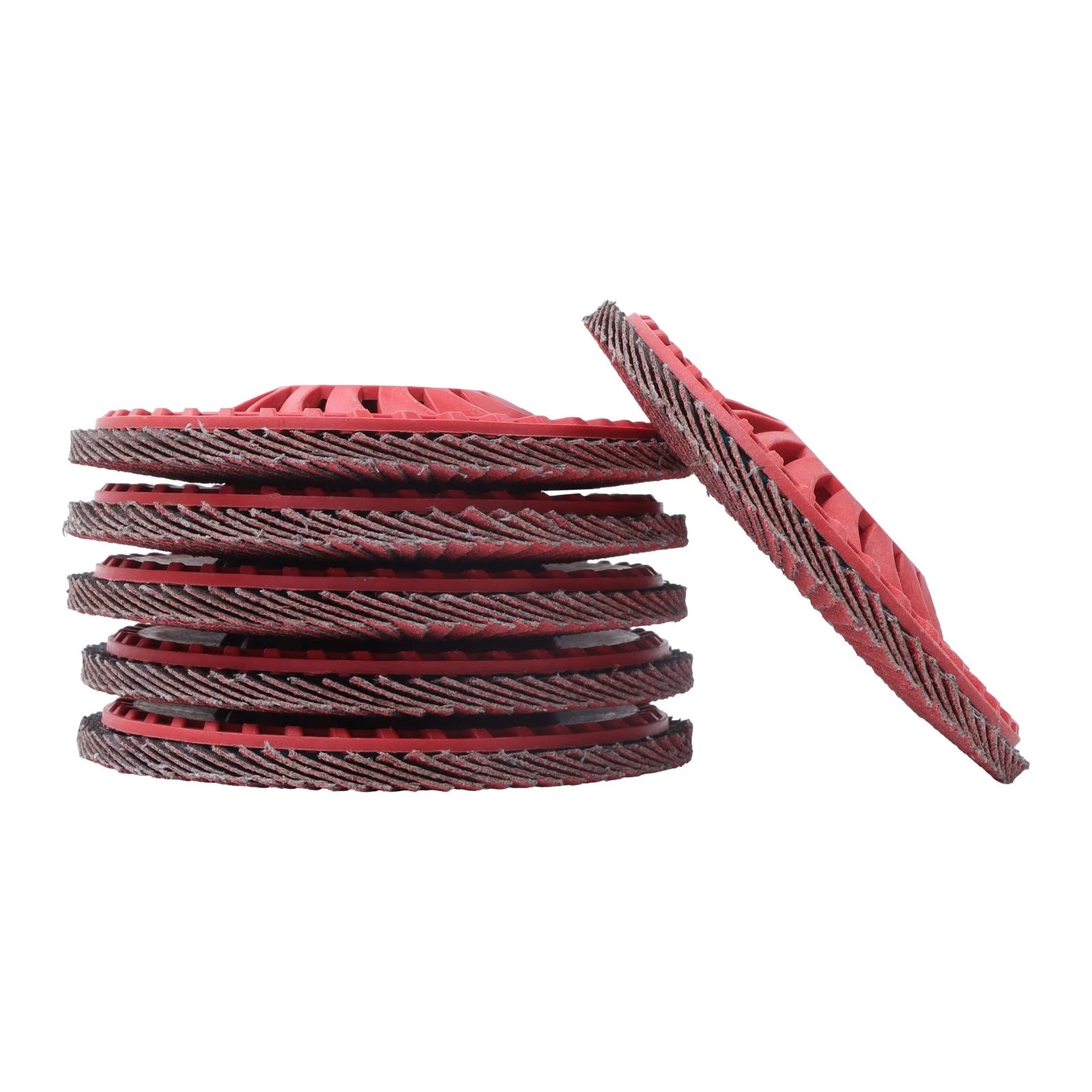 10 PCS 4-1/2" x 7/8" 80 Grit Type 29 Ceramic Flap Sanding Discs