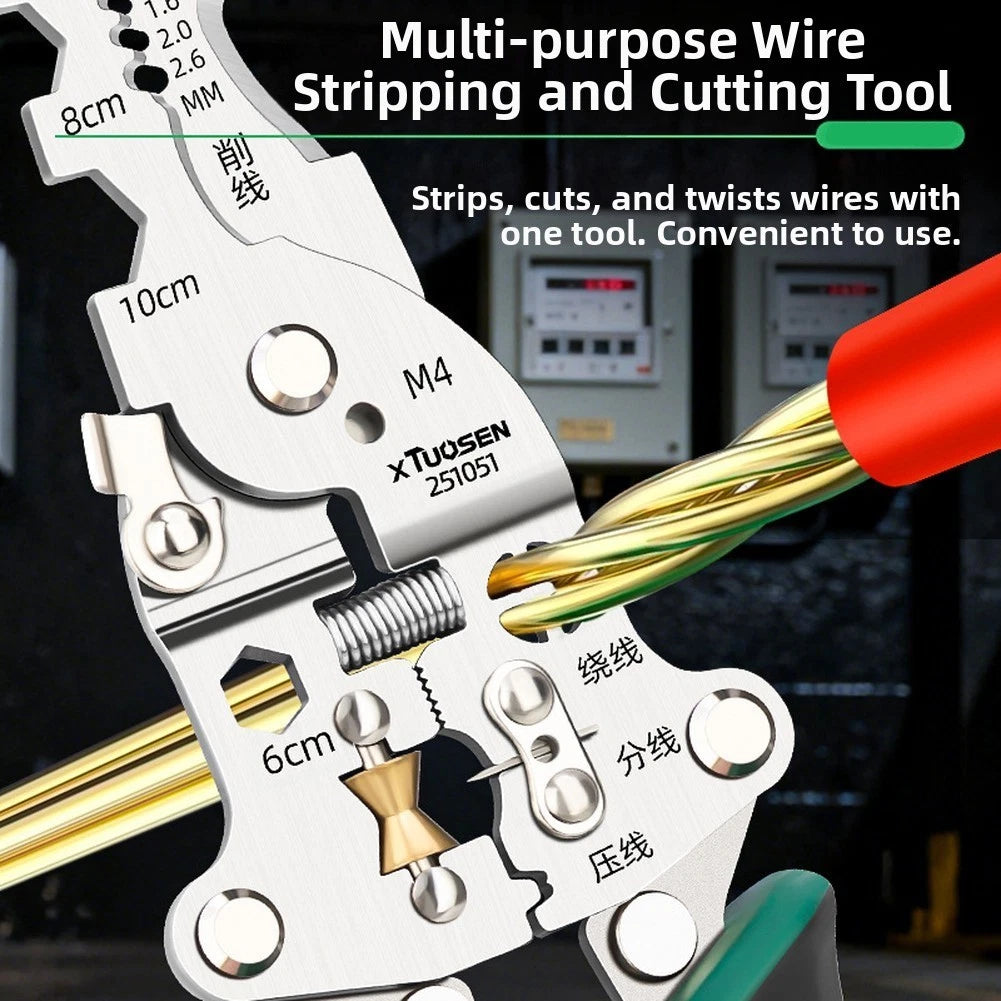 Electrician Wire Stripper and Crimper Pliers Multifunctional Tool