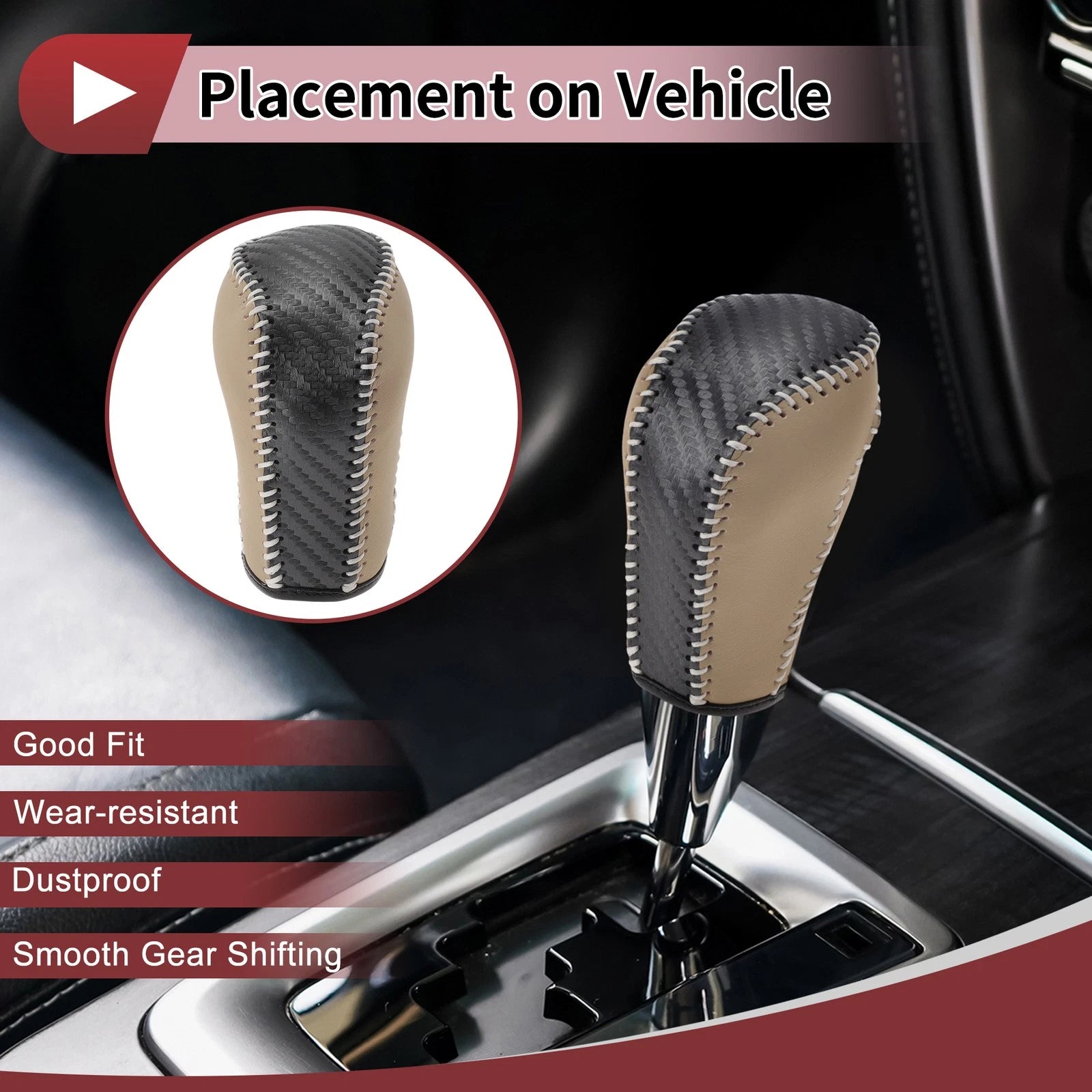 1Pc Gear Shift Knob Cover Replacement for Honda Inspire (2023–2023)