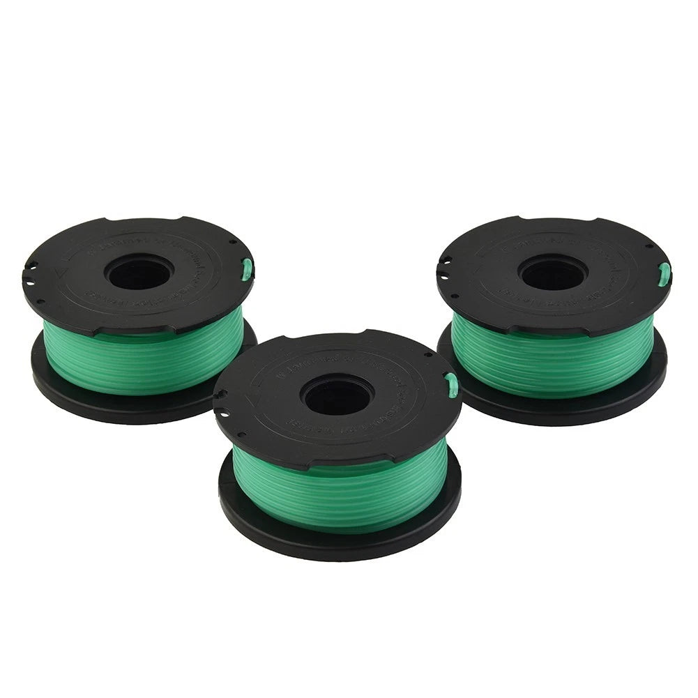3X Spool & Line for Black & Decker A6482 GL7033 GL8033 GL9035