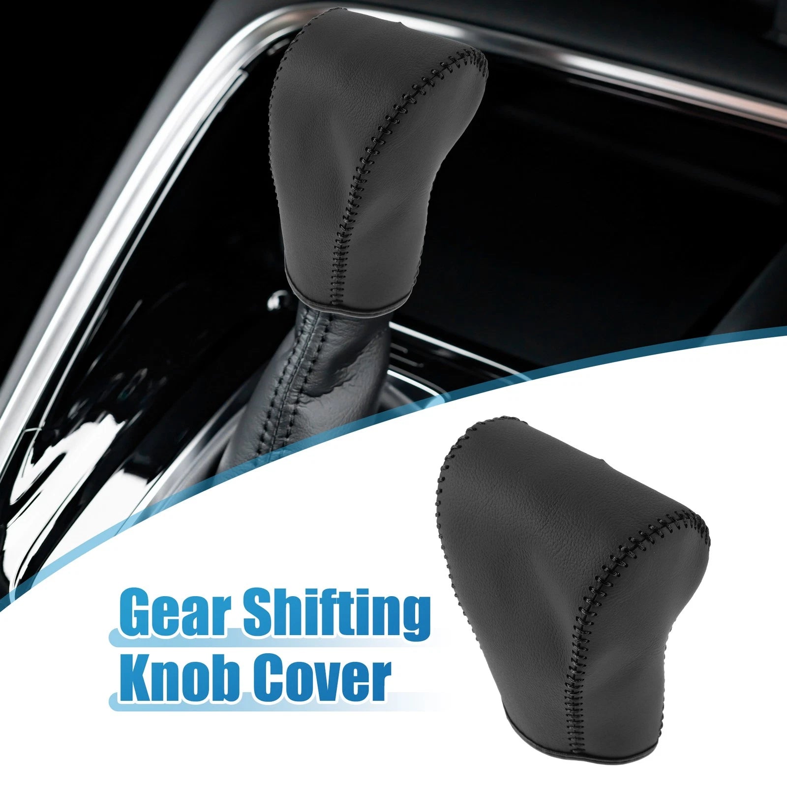 Automatic Gear Shifting Knob Cover Trim for Hyundai Tucson (2006–2013) Black