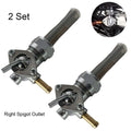 2Pcs Fuel Valve Right Spigot for Harley Davidson (62167-81, 62163-75)
