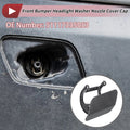 Front Left Washer Nozzle Cover for BMW 740i 2013–2015 Unpainted