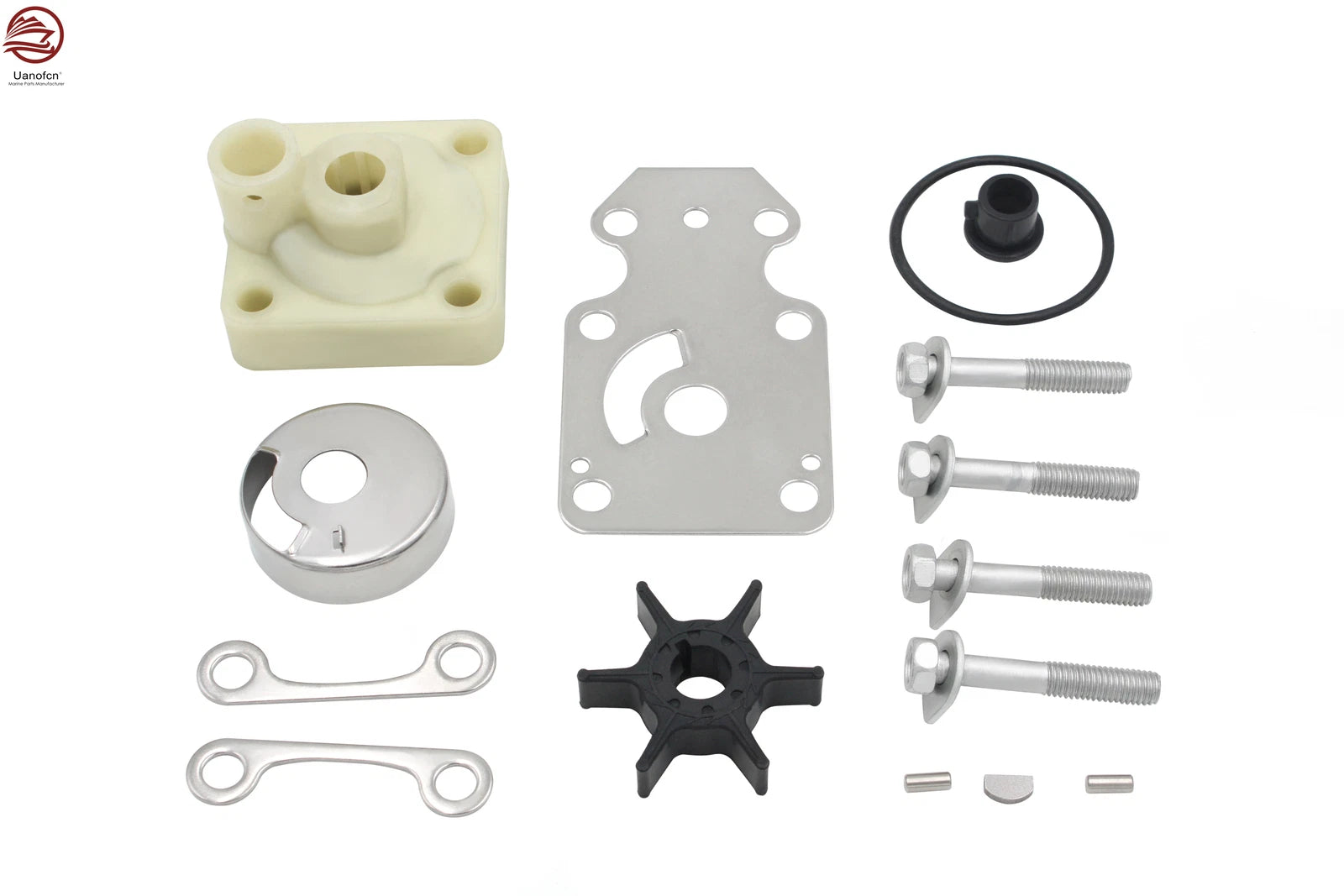 Water Pump Repair Kit for Yamaha Outboard F15C F20 (6AH-W0078-00-00)