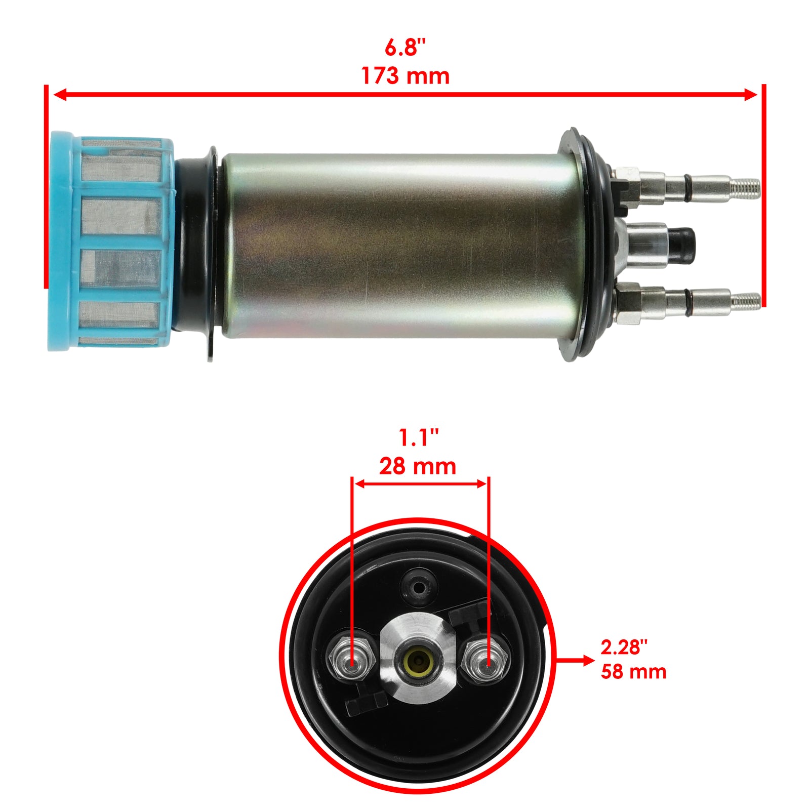 Fuel Pump Replacement for Mercury Marine 225 (2000–2003)