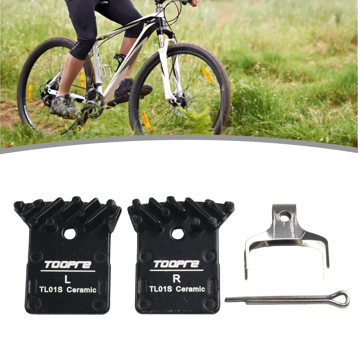 Bike Disc Brake Pads for Bicycle (36.6x26.4mm)