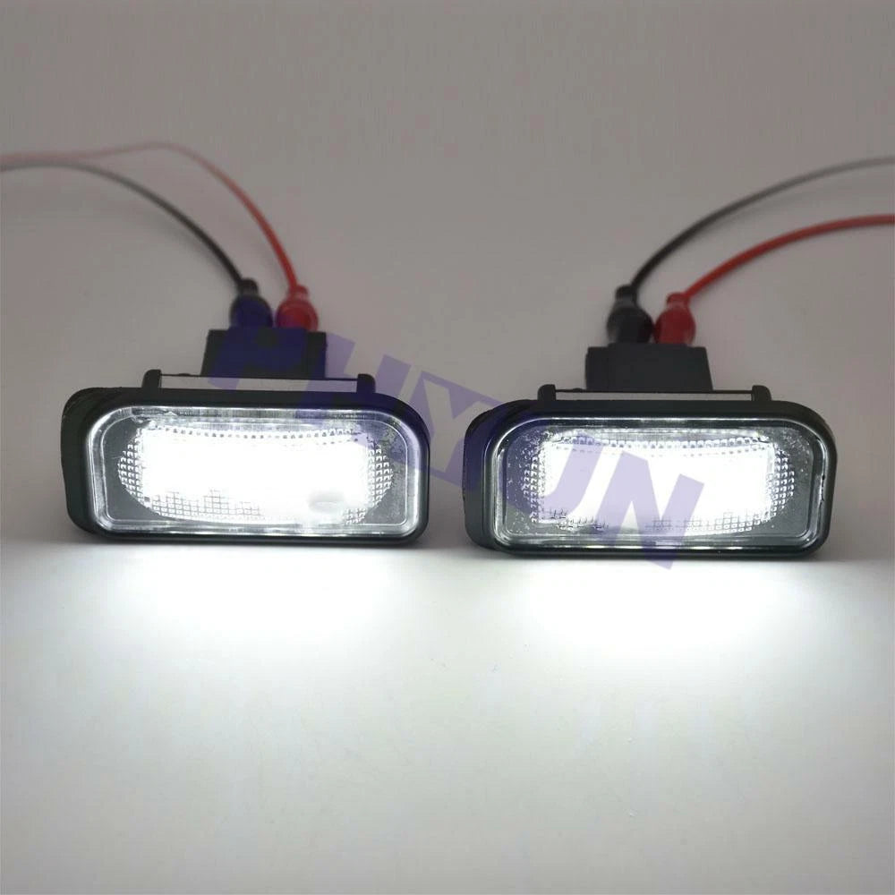 2X LED Rear License Plate Light for Chrysler Crossfire (2004–2008)