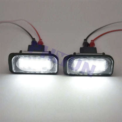 2X LED Rear License Plate Light for Chrysler Crossfire (2004–2008)