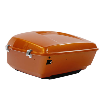 King Trunk for Harley Electra Glide (2014–2025) Amber Whiskey/Vivid Black