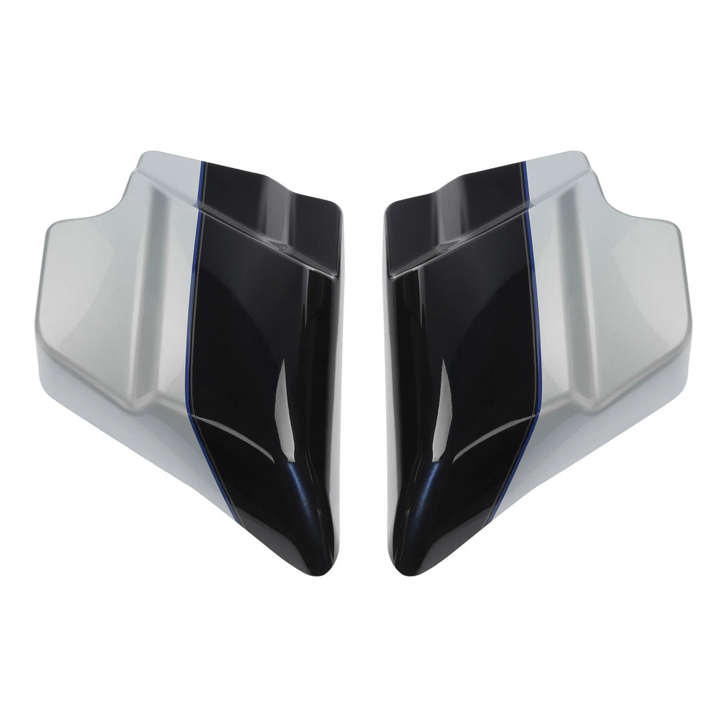 Side Covers for Harley Road Glide (2009–2023) Midnight Blue/Barracuda Silver