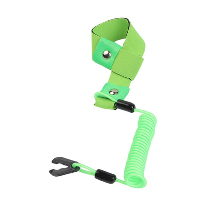 Safety Switch Lanyard for Marine Outboard Motors (Green Floating)