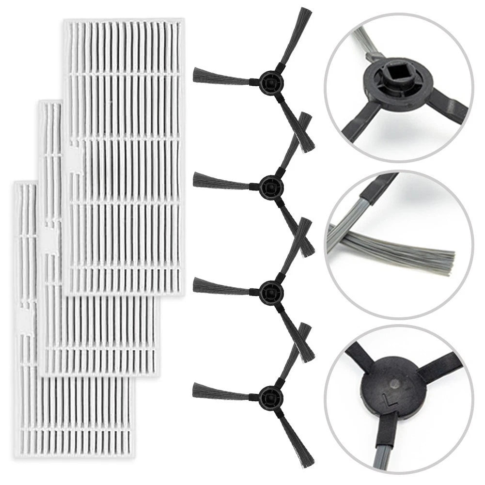 Replacement Filters and Side Brushes for GOOVI BR151 BR150 (2019–2023)